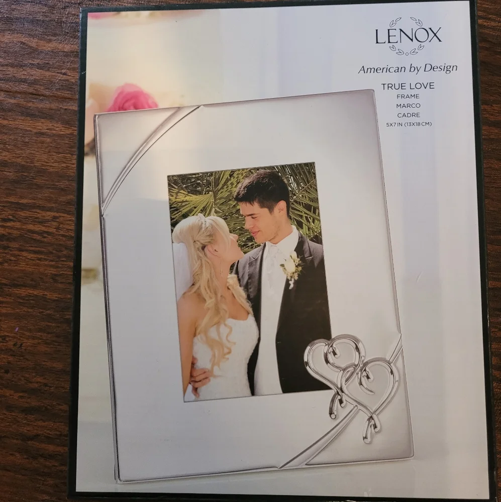 Lenox True Love Picture Frame SilverPlate